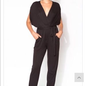 Black Jersey Jumpsuit 🦂