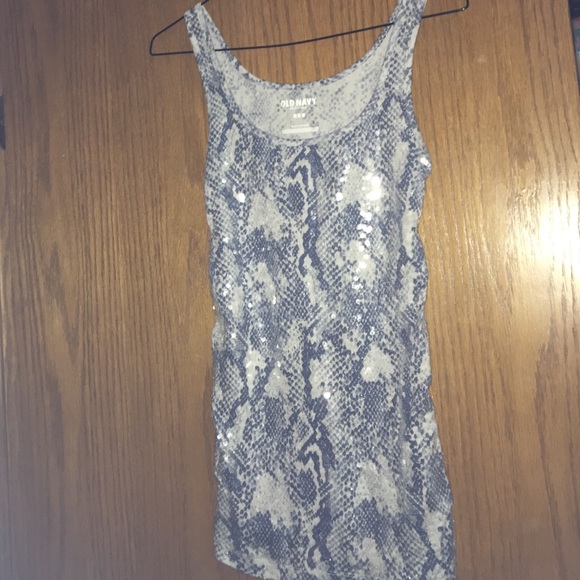 Old navy medium sequin tank top
