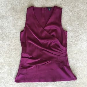 ANN TAYLOR magenta top