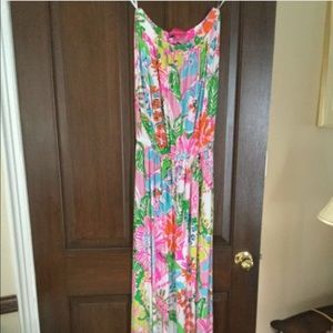 Lilly Pulitzer for Target Strapless Maxi Dress XXL