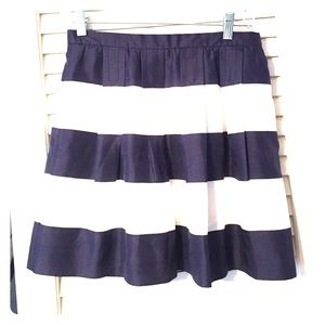 Jcrew striped skirt