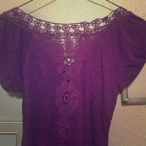 Purple shirt