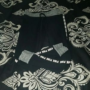 Pink campus leggings