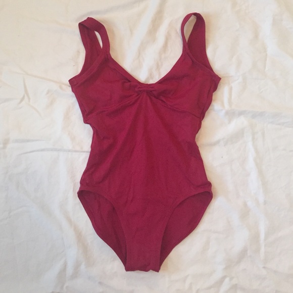 Cranberry pink leotard