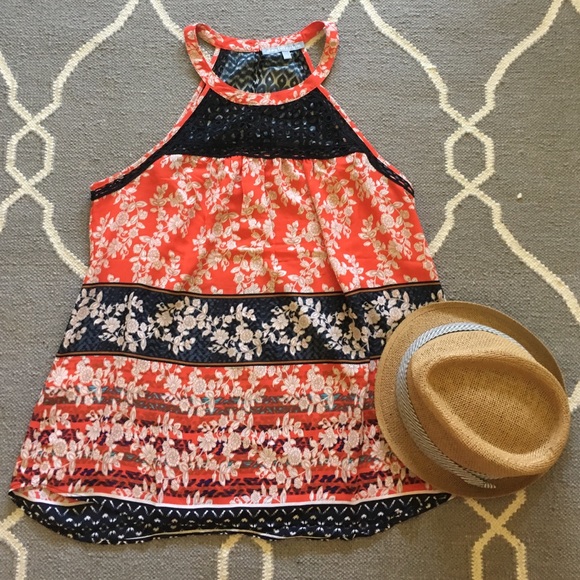 Daniel Raiin high neck crocheted top