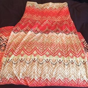 Aztec maxi skirt