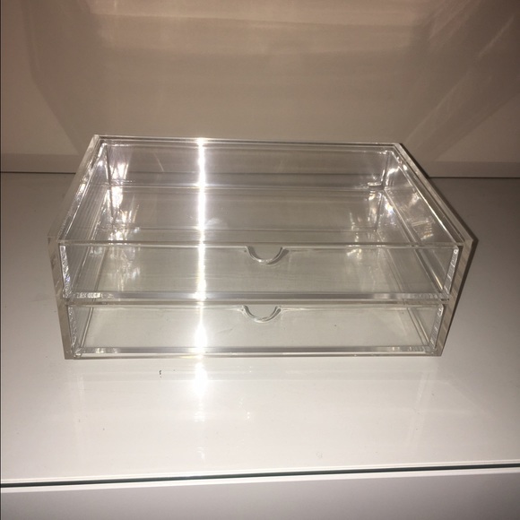 Muji acrylic makeup storage