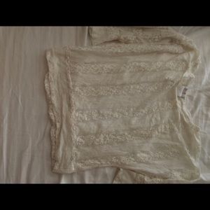 Lace Blaise the back is open