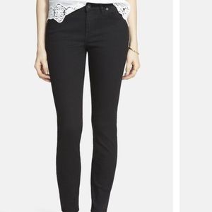 Madewell Skinny Skinny High Rise Black Jeans