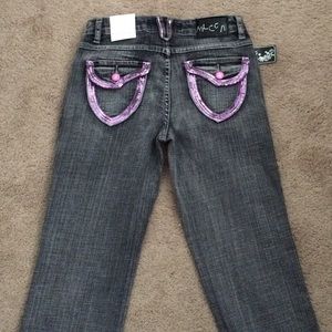 Stone washed jeans