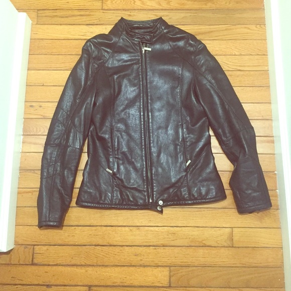 Jones New York leather jacket