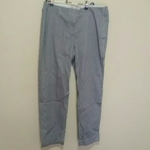 Seersucker Ankle Pants