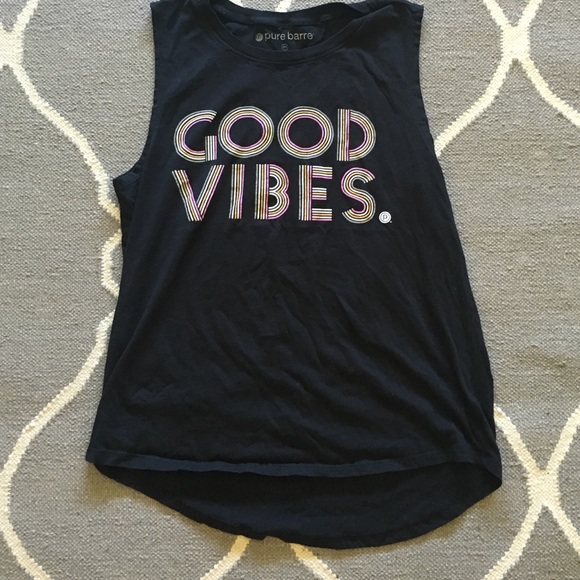 Pure Barre Good Vibes top