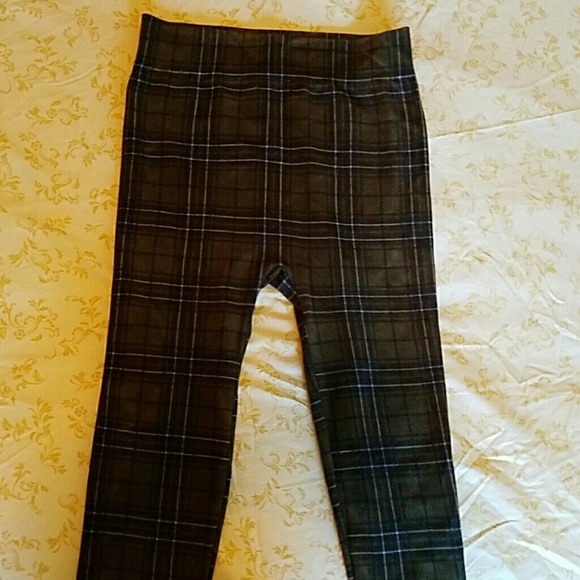 Thick Plaid Leggings