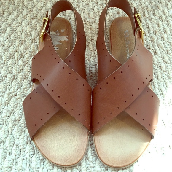 Chinese Laundry sz 8, saddle  sandals