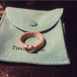 Tiffiany & co mesh ring size 6