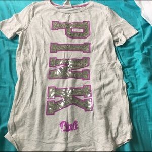 Vs pink bling shirt