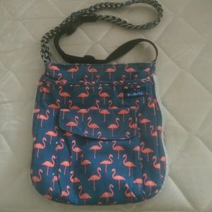 Kavu Flamingo Rope Sling Purse