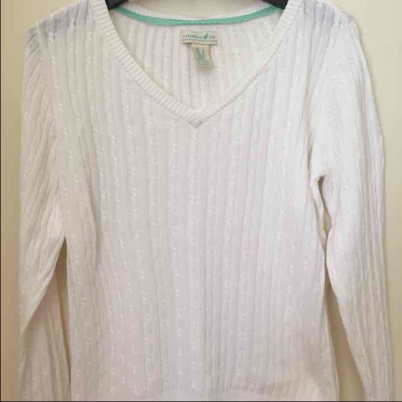 Caribbean Joe~Sz L~ Cable Knit