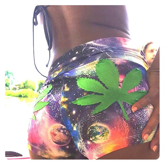 Dollskill Rat Baby Galaxy 420 Cheeky Shorts