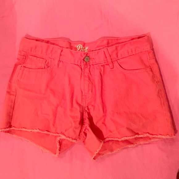 Pink Cut Off Shorts