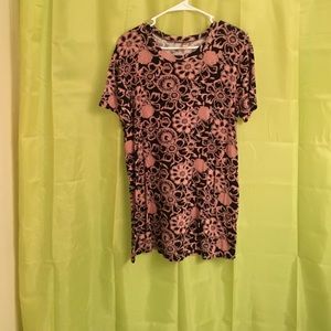 floral t shirt dress