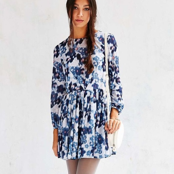 Kimchi blue sheer panel dress