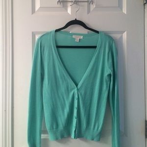 Forever 21 aqua cardigan
