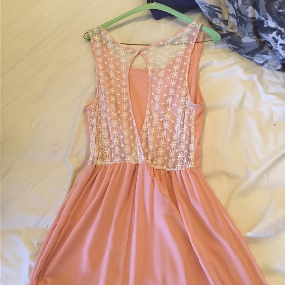 Maxi light pink sun dress - Picture 2 of 3