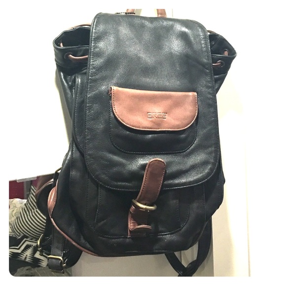 BREE leather backpack / purse