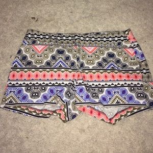 Fun print shorts