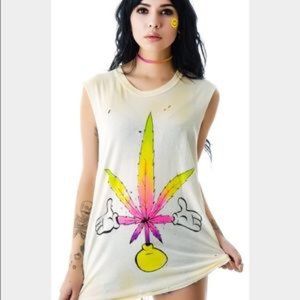 Dollskill UNIF Sticky Mouse 420 Muscle Tank