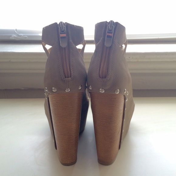 JUST REDUCED! Studded Chinese Laundry Platforms - Picture 2 of 4