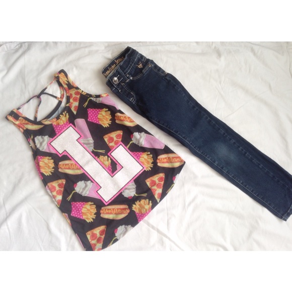 Justice Initial Tank w/ Jegging Bundle