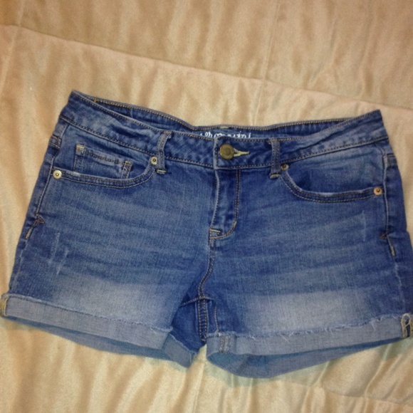 denim shorts