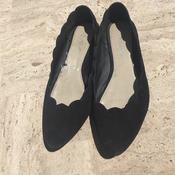 Urban Outfitters Abby Scalloped Skimmer 7.5 - Picture 2 of 4