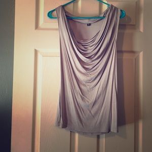 Ann Taylor Gray Blouse