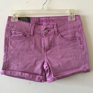 Delia*s purple shorts