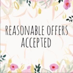 REASONABLE OFFERS ONLY!
