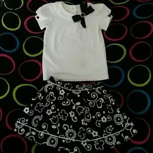 Savannah Infant girls skirt set size 18 months