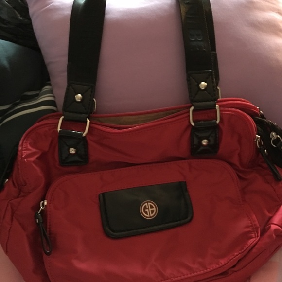 Gianni Bernini red hand bag