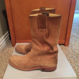 Authentic CHANEL Camel Boots Size 36