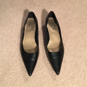 Black Pointy low heels
