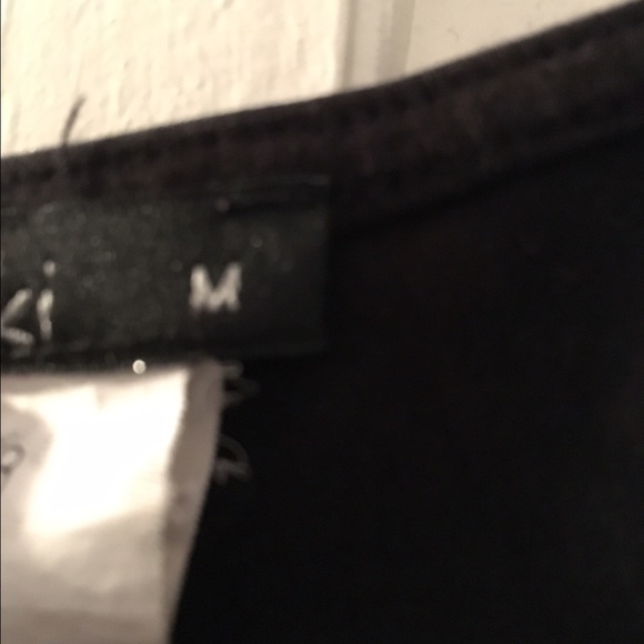 black peplum top - Picture 2 of 2