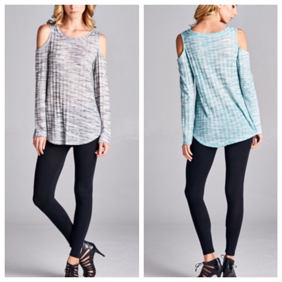 Cold shoulder top ONE HOUR SALE - Picture 3 of 3