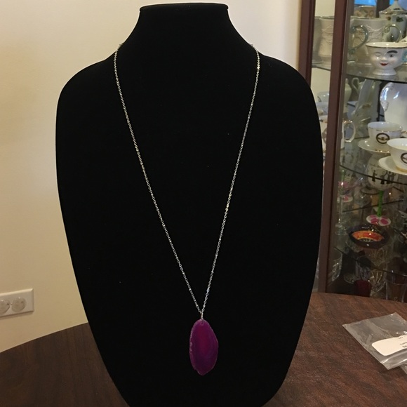 New York & company genuine stone necklace