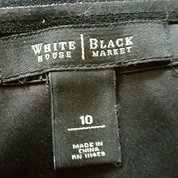 White House Black Market strapless elegant dress - Picture 4 of 5