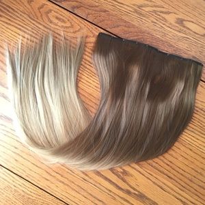 24"straight ombré Synthetic hair extensions