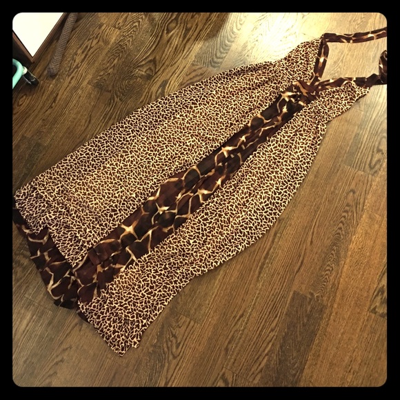 Leopard Print Sun Dress for the beach