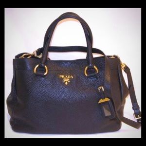 Authentic Prada Vitello Daino BR4393 in Nero
